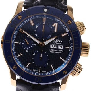 エドックス(EDOX)の【EDOX】エドックス クロノオフショア1 デイデイト クロノグラフ 01122-37RBU3-BUIR3-L 自動巻き メンズ【ev20】(腕時計(アナログ))