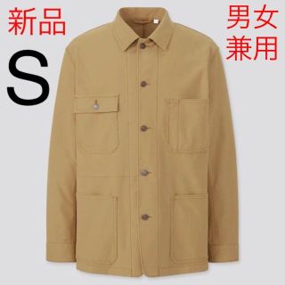 ユニクロ(UNIQLO)の【男女兼用】ユニクロ　ウォッシュ ユーティリティジャケット（ジャージー） S(テーラードジャケット)