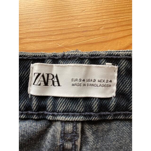 ZARA(ザラ)のZARA マムフィットデニム　ジーンズ レディースのパンツ(デニム/ジーンズ)の商品写真