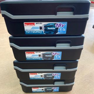 マキタ(Makita)の4個セット　マキタ TD172DRGX ブルー 6.0Ah 18V (工具/メンテナンス)