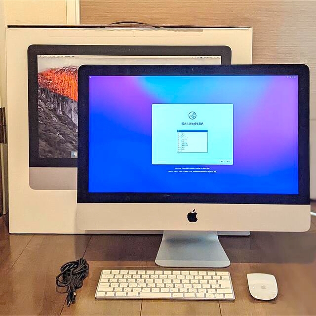 iMac Retina 21.5インチ i7/16GB/SSD512GBモデル