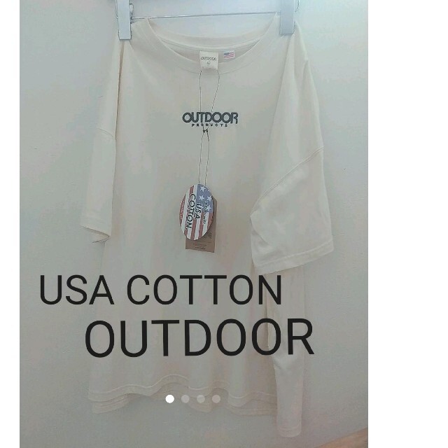 OUTDOOR PRODUCTS(アウトドアプロダクツ)のOutdoorproduct アウトドア USAコットン サイズLL 新品タグ付 レディースのトップス(Tシャツ(半袖/袖なし))の商品写真