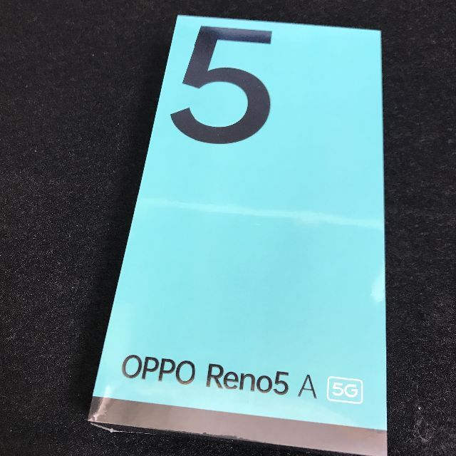 【新品/未開封】OPPO Reno5A ブルー★SIMフリー/残債なし★③