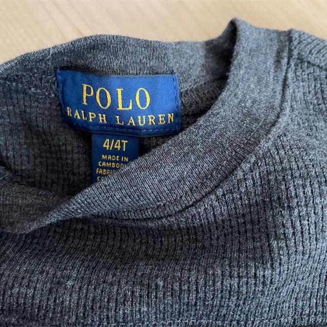 POLO RALPH LAUREN(ポロラルフローレン)のポロラルフローレン　ロンT  4T キッズ/ベビー/マタニティのキッズ服男の子用(90cm~)(Tシャツ/カットソー)の商品写真