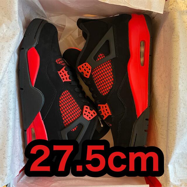 ランキングや新製品 NIKE AJ4 ナイキ エアジョーダン4 レッド ...