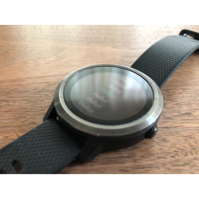 GARMIN(ガーミン)のGARMIN ガーミン vivoactive3 BlackSlate 国内正規品 メンズの時計(腕時計(デジタル))の商品写真