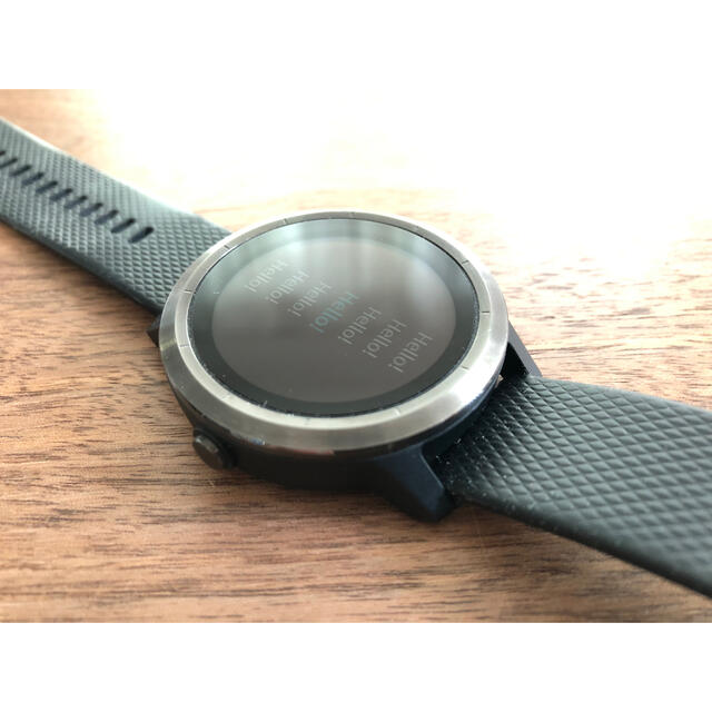 GARMIN(ガーミン)のGARMIN ガーミン vivoactive3 BlackSlate 国内正規品 メンズの時計(腕時計(デジタル))の商品写真