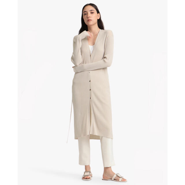 Theory luxe - Theory luxe 13aw リブ編みVネックロング