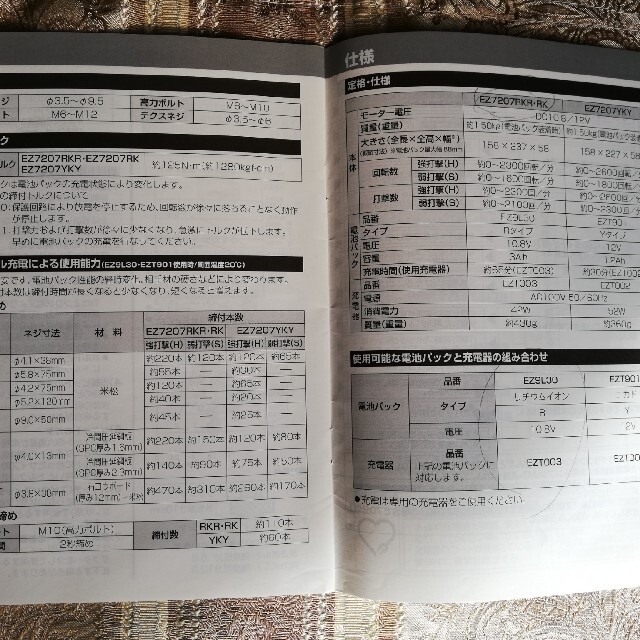 Panasonic(パナソニック)のパナソニック充電インパクトドライバーEZ 7207 スポーツ/アウトドアの自転車(工具/メンテナンス)の商品写真