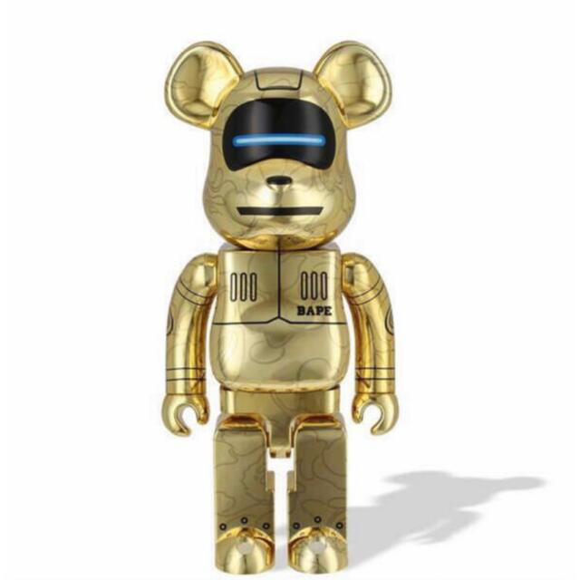 BAPE SORAYAMA BE@RBRICK 1000% GOLD 新品未開封