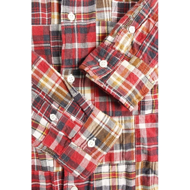 グッドイナフ バックロゴチェック長袖シャツ XL - violinista.mx