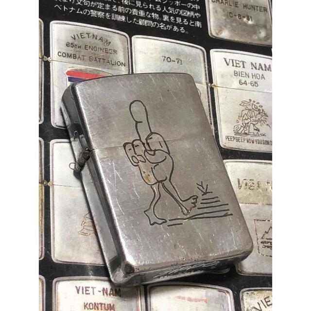 【ベトナムZIPPO】本物 1966年製ベトナムジッポー「ファックマン」