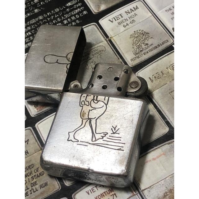 【ベトナムZIPPO】本物 1966年製ベトナムジッポー「ファックマン」