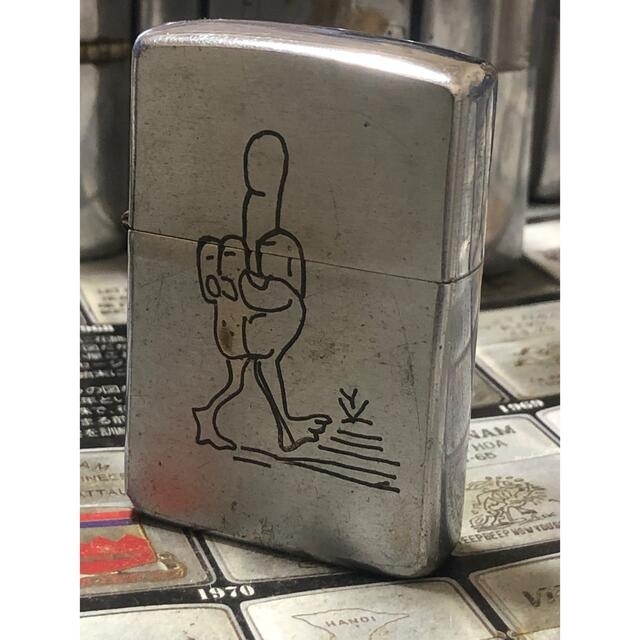 【ベトナムZIPPO】本物 1966年製ベトナムジッポー「ファックマン」