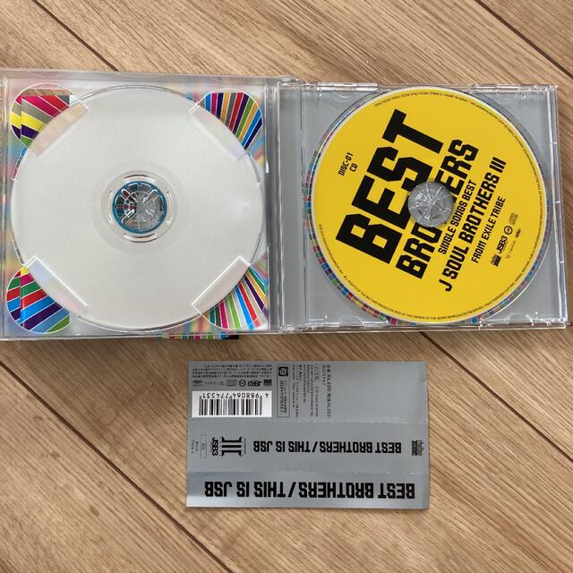 三代目 J Soul Brothers(サンダイメジェイソウルブラザーズ)の三代目　アルバム　THIS IS JSB  3CD エンタメ/ホビーのCD(ポップス/ロック(邦楽))の商品写真