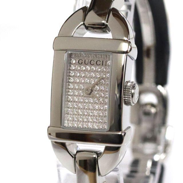 Gucci(グッチ)のグッチ バンブー パヴェダイヤモンド(YA068501,6800L) レディースのファッション小物(腕時計)の商品写真