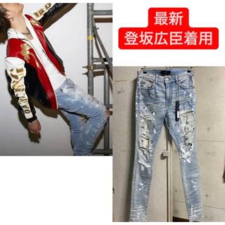 サンローラン(Saint Laurent)のAMIRI DESTROY PAINTER デニム 登坂広臣着用(デニム/ジーンズ)