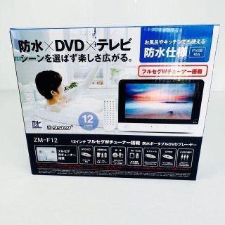 ジャンク品/倒産品現状販売/12インチ/防水ポータブルDVDプレーヤー(DVDプレーヤー)