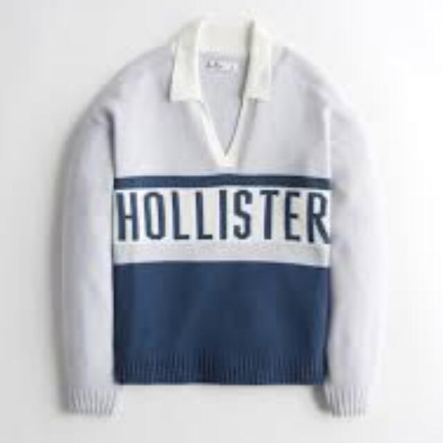Hollister オーバーサイズ　ポロ　ロゴ　スウェット