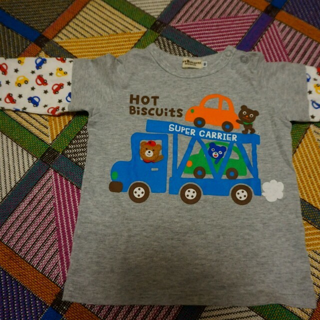 HOT BISCUITS(ホットビスケッツ)のホットビスケッツ☆ロンＴ キッズ/ベビー/マタニティのキッズ服男の子用(90cm~)(Tシャツ/カットソー)の商品写真