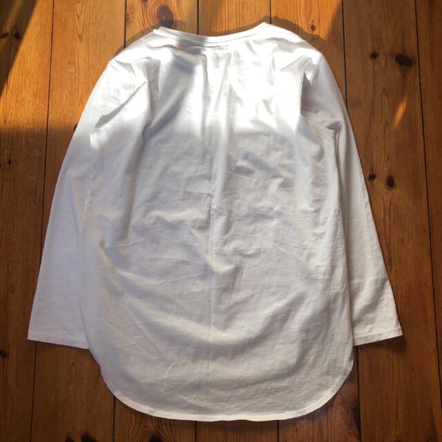 UNIQLO(ユニクロ)のユニクロ　スムースコットンシャツテールT レディースのトップス(Tシャツ(長袖/七分))の商品写真