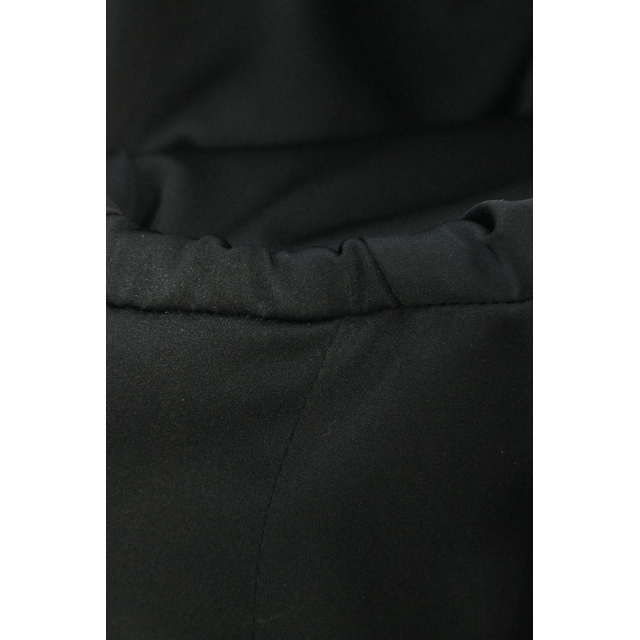 レッドヴァレンティノ ノーカラーファー装飾リボン付きコート 40