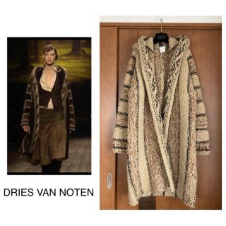 ドリスヴァンノッテン(DRIES VAN NOTEN)の専用★2002-03aw ドリスヴァンノッテン ハンドニットコート カーディガン(ロングコート)