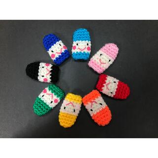 専用　小さなクレヨン編みぐるみ指人形　10個 ハンドメイド    (あみぐるみ)
