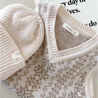 ザラキッズ(ZARA KIDS)の【rumirumi様専用】the lala knit vest ニットベスト(ニット/セーター)