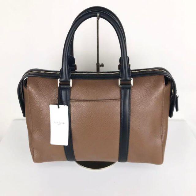 新品 Paul Smith ポールスミス レザー 2way ハンドバッグ 茶 【完売