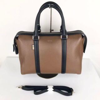 ポールスミス(Paul Smith)の新品 Paul Smith ポールスミス レザー 2way ハンドバッグ 茶(ハンドバッグ)