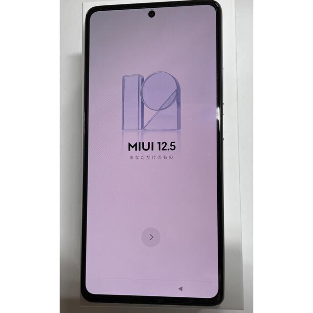 【美品】xiaomi 11T 白 128GBスマホ/家電/カメラ