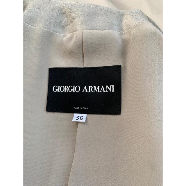 GIORGIO ARMANI - ジャケット　36  G／ARMAN I   シルク  新品状態