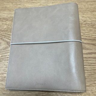 ファイロファックス(Filofax)のFilofax A5  ドミノ ソフト システム手帳 ベージュ(ファイル/バインダー)