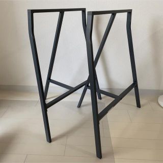 IKEA - IKEA(イケア) LERBERG 架台 脚 グレー レールベリの通販 by
