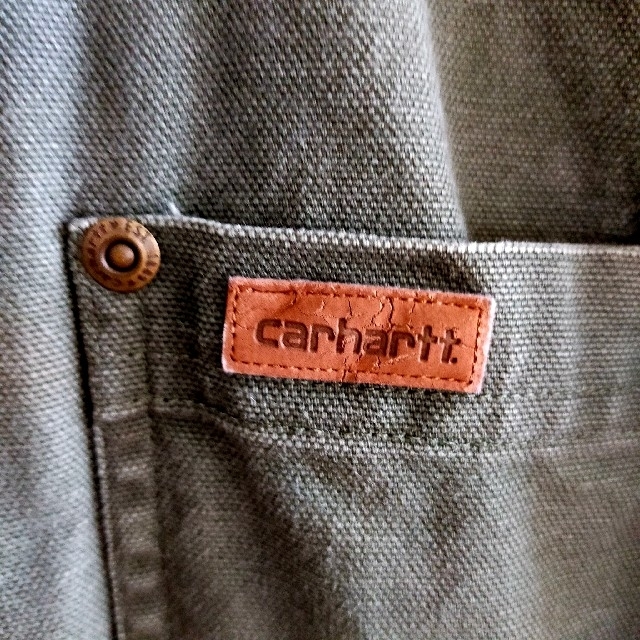 carhartt(カーハート)のcarhartt カバーオール　ダック　グリーン　ジャケット　L メンズのジャケット/アウター(カバーオール)の商品写真