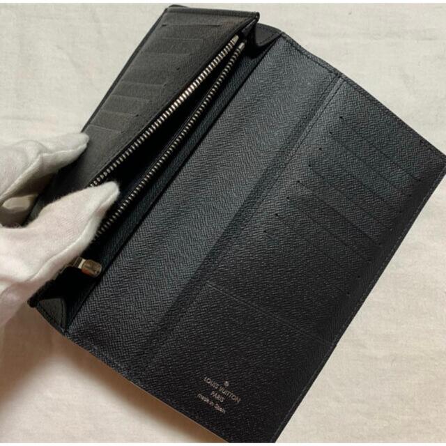 有名なブランド Louis Vuitton ポルトフォイユブラザ 黒エピ - 長財布