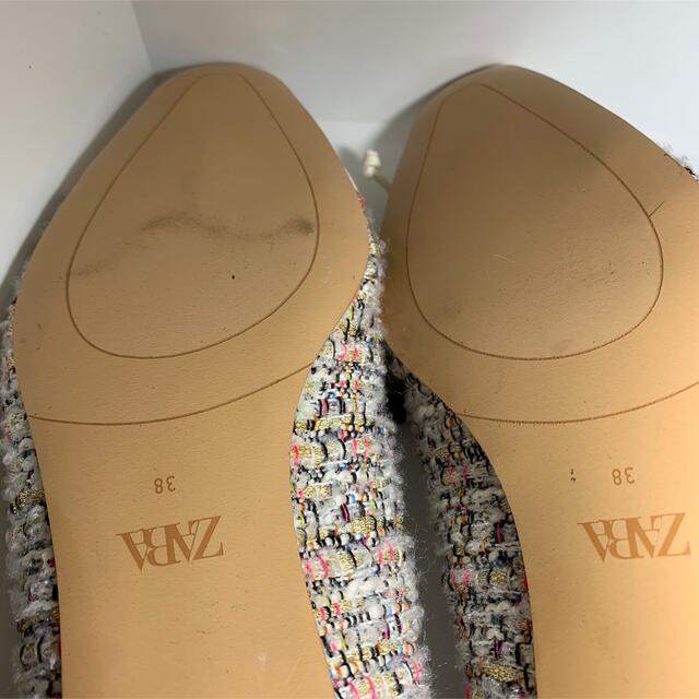 ZARA(ザラ)の【未使用品】ZARA ザラ フラットシューズ パンプス レディースシューズ 靴 レディースの靴/シューズ(バレエシューズ)の商品写真