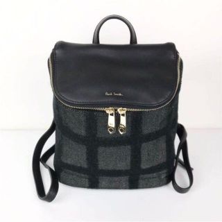 ポールスミス(Paul Smith)の新品 Paul Smith ポールスミス リュック チェック 柄 ブラック 黒色(リュック/バックパック)