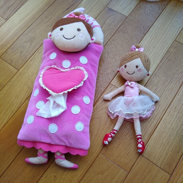 mikihouse(ミキハウス)のミキハウス　リーナちゃん　ティッシュケース キッズ/ベビー/マタニティのおもちゃ(ぬいぐるみ/人形)の商品写真
