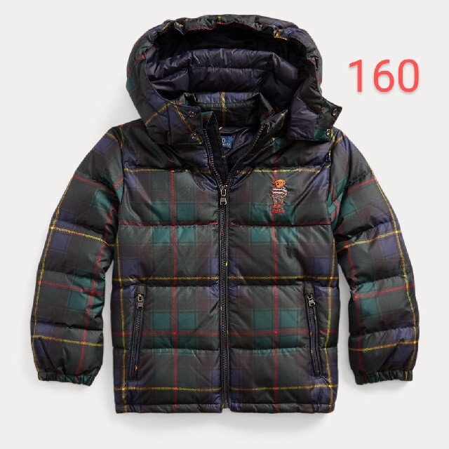 POLO RALPH LAUREN(ポロラルフローレン)の【新品】ラルフローレン ポロベア ダウンジャケット L 160 ダウン 150 キッズ/ベビー/マタニティのキッズ服男の子用(90cm~)(ジャケット/上着)の商品写真