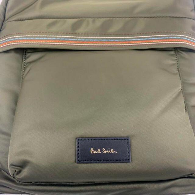 未使用品 Paul Smith ポールスミス マルチストライプステッチリュック