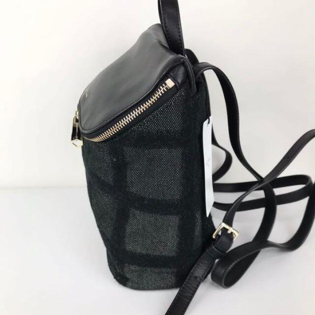 新品 Paul Smith ポールスミス リュック チェック 柄 ブラック 黒色-