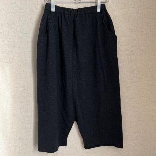 専用】エヴァムエヴァ ウール100%サルエルパンツチャコール-