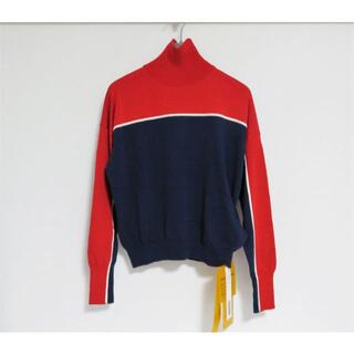 MAISON EUREKA stripe high neck sweater(ニット/セーター)