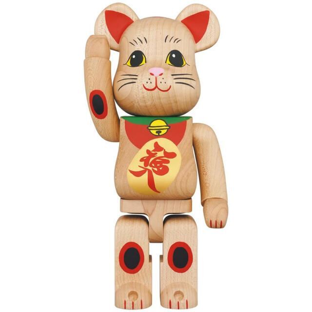 国内在庫】 BE@RBRICK - TOY MEDICOM カリモク招き猫 ベアブリック 400