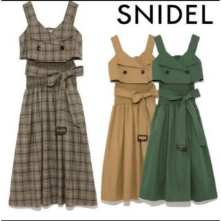 スナイデル(SNIDEL)のsnidel スナイデルトレンチライクワンピース(ひざ丈ワンピース)