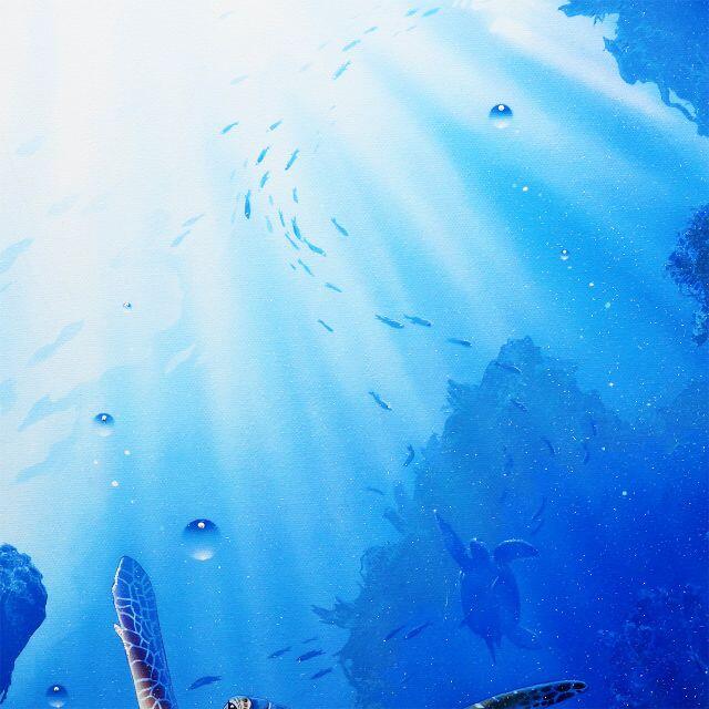 ラッセン タートルドリームズ 動物画 海亀 マリンアート 絵画 ラッセン タートルドリームズ 動物画 海亀 マリンアート 絵画