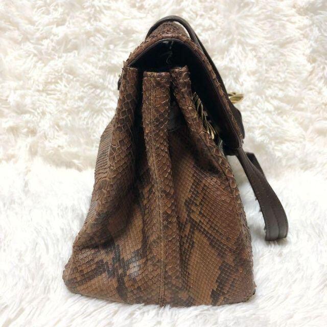 silvano biagini】 イタリア製 パイソン ヘビ 蛇 バッグ ネット販売