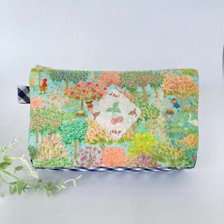 フランシュリッペ(franche lippee)のyukiemonハンドメイド☆通帳お薬手帳すっぽりポーチ・サクランボ(ポーチ)